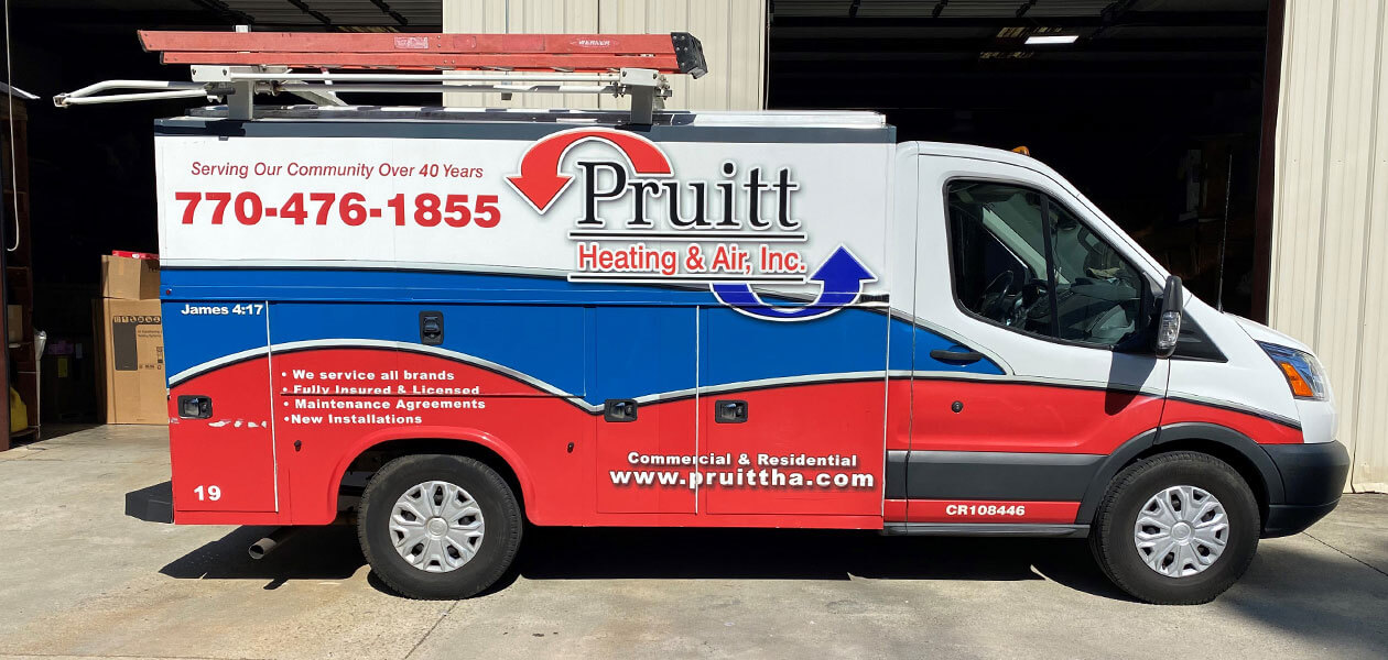 Pruitt Heating And Air Van