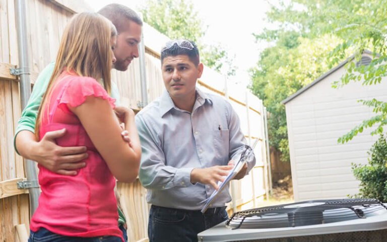 tech talking maintenance with homeowners resizedblog