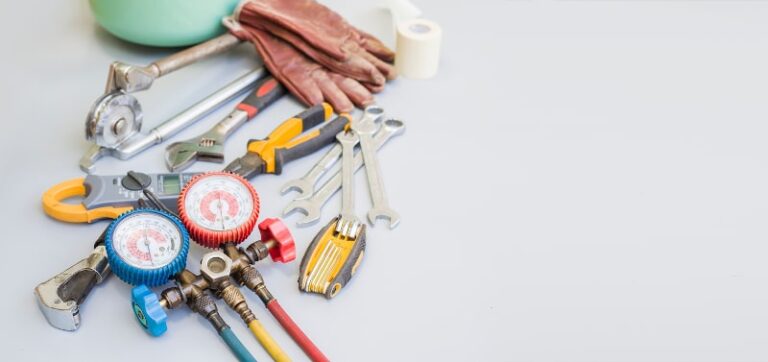 Tools for air conditioning repair and maintenance