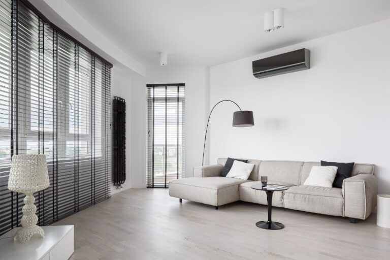 apartment with ductless heater