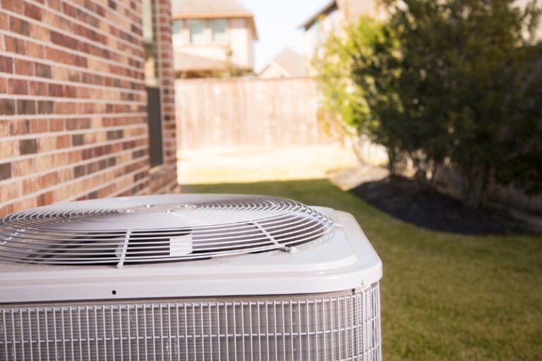 top of ac unit in yard min