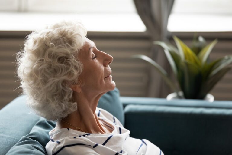 breathing clean indoor air