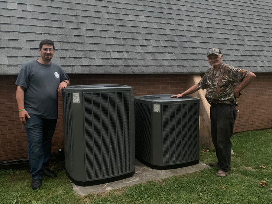 church ac installation